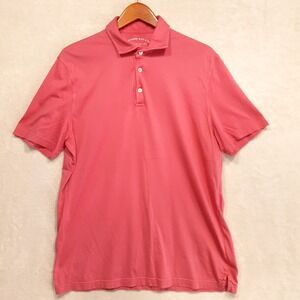 Fedeli Mens Organic Cotton Polo Shirt Sz.54/U.S XL/Pink/Casual/Designer